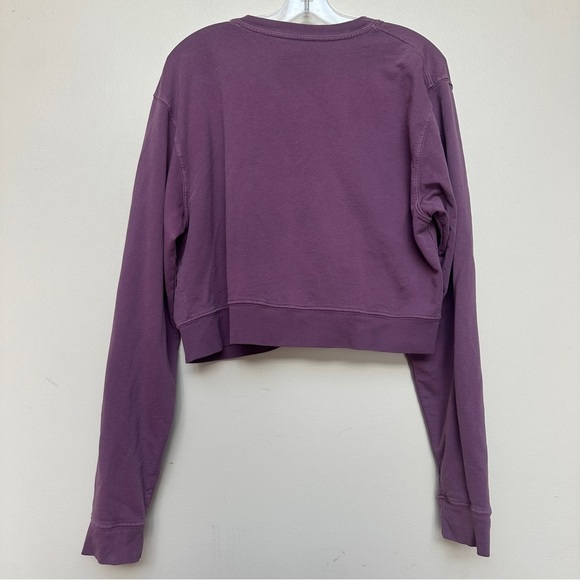 Parks Project Mushroom Patch Cropped Sweatshirt Purple Size Large - Picture 2 of 6